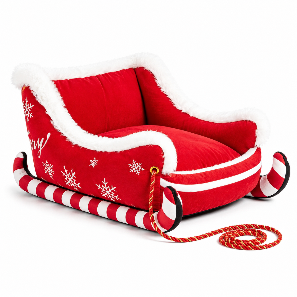 Peppermint Jingle Nap Pet Bed